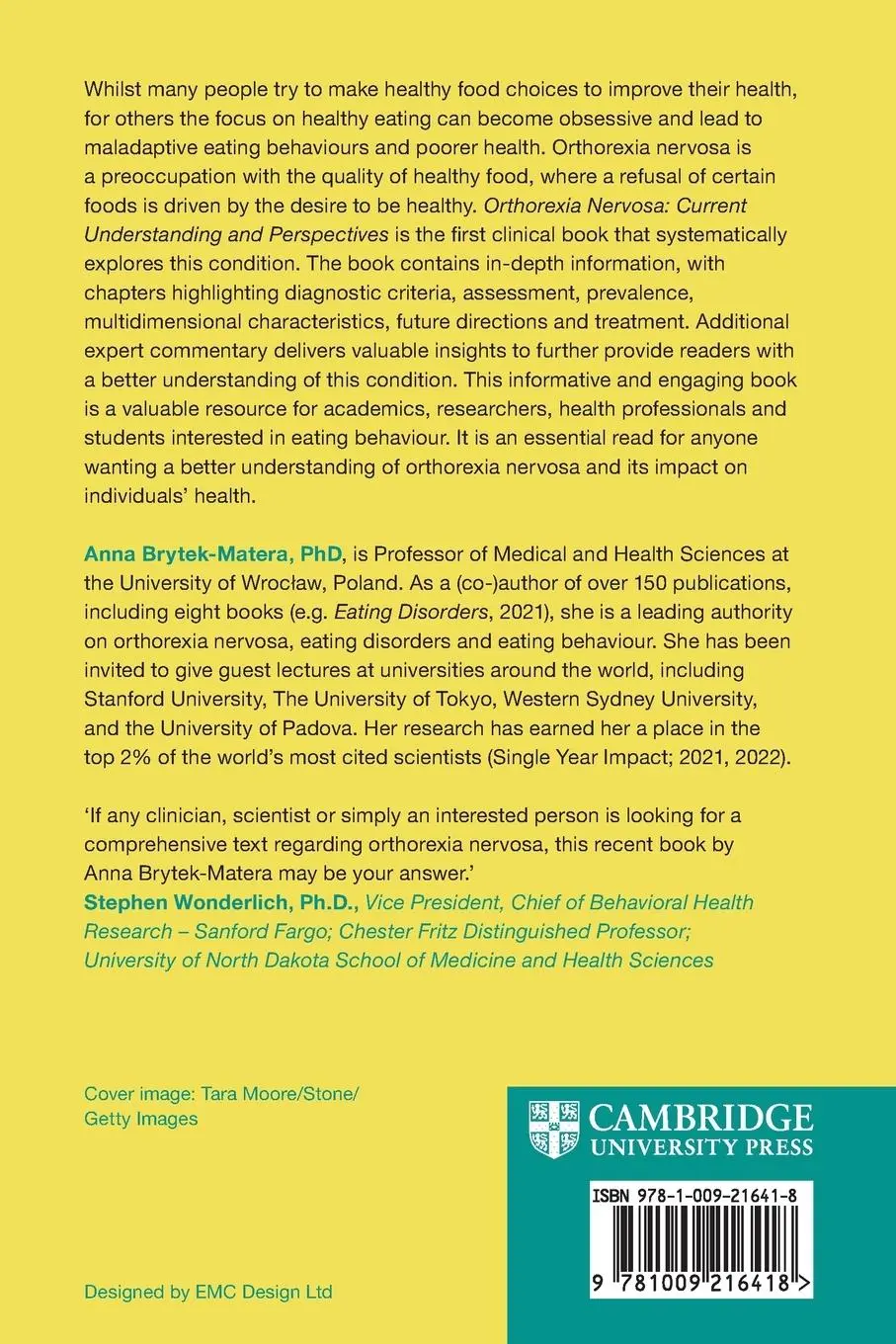 Rückseite: 9781009216418 | Orthorexia Nervosa | Anna Brytek-Matera | Taschenbuch | Englisch