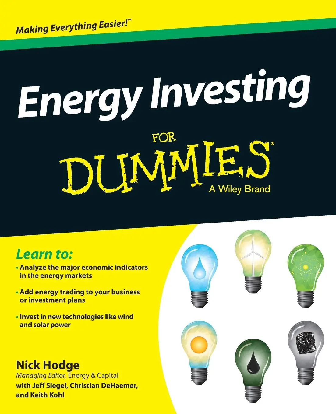 Cover: 9781118116418 | Energy Investing For Dummies | Nick Hodge | Taschenbuch | 368 S.