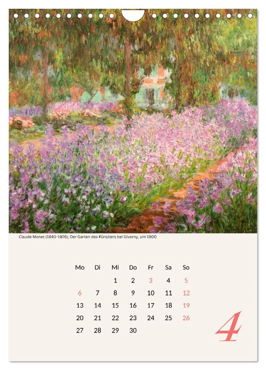 Bild: 9783457286418 | Claude Monet Impressionen 2026 (Wandkalender 2026 DIN A4 hoch),...