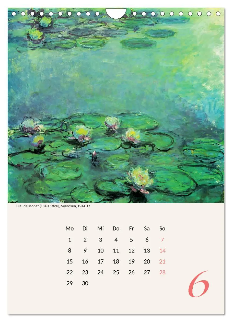Bild: 9783457286418 | Claude Monet Impressionen 2026 (Wandkalender 2026 DIN A4 hoch),...