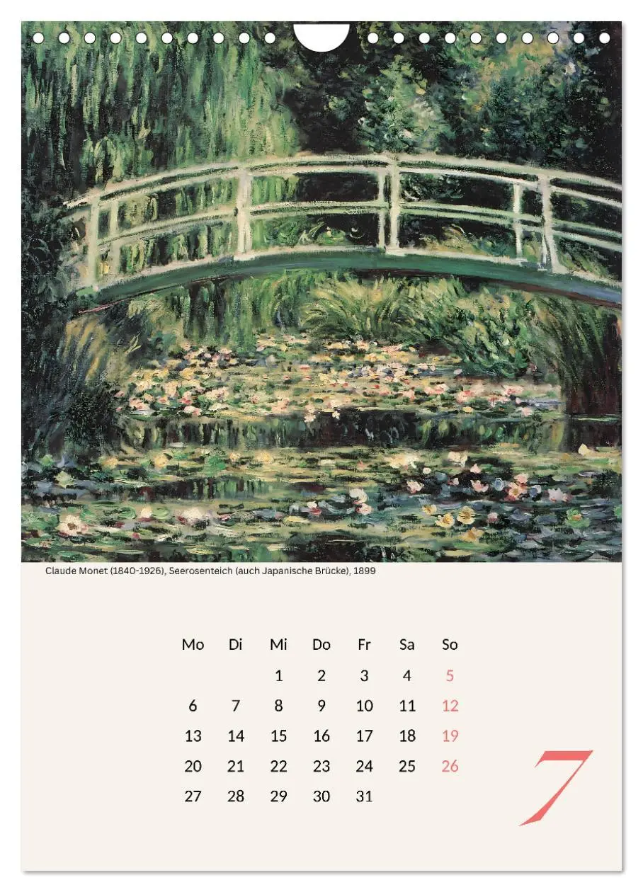 Bild: 9783457286418 | Claude Monet Impressionen 2026 (Wandkalender 2026 DIN A4 hoch),...