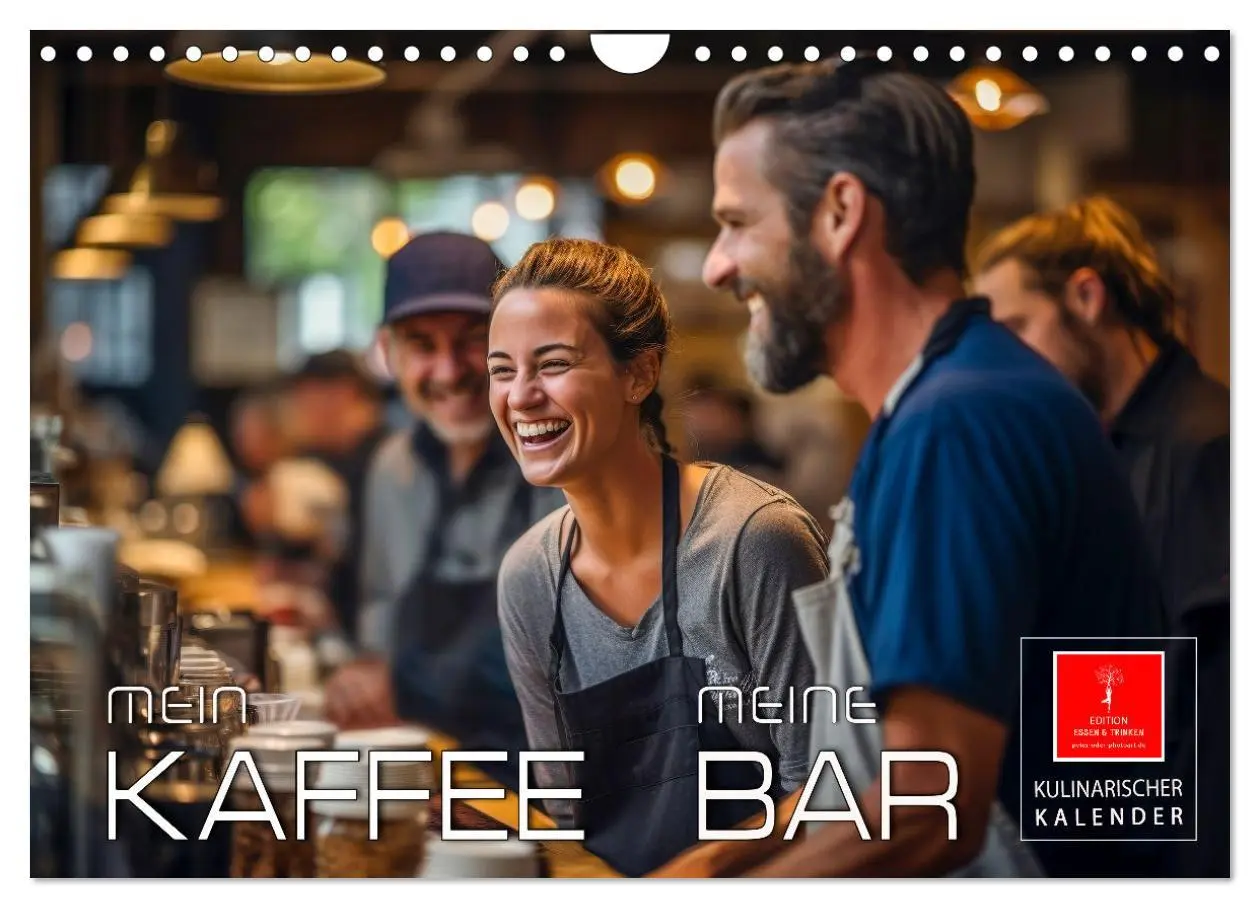 Cover: 9783457356418 | Mein Kaffee meine Bar (Wandkalender 2026 DIN A4 quer), CALVENDO...