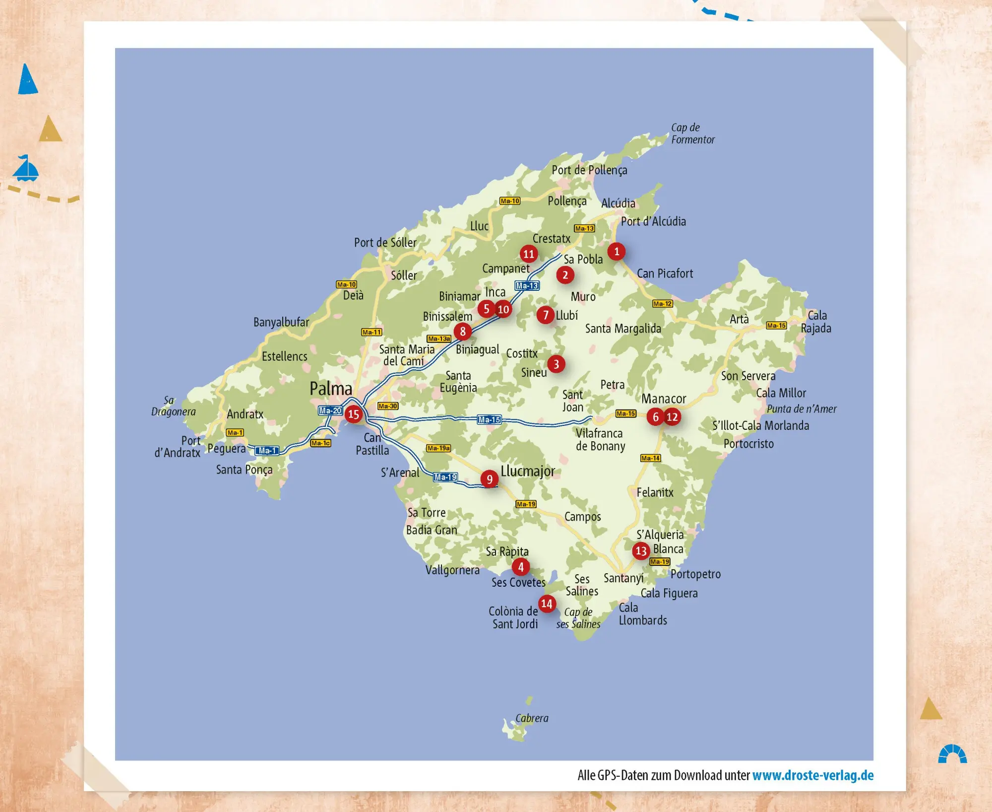 Bild: 9783770026418 | Mallorca. Radeln für die Seele | Wohlfühltouren | Herbert Rönneburg
