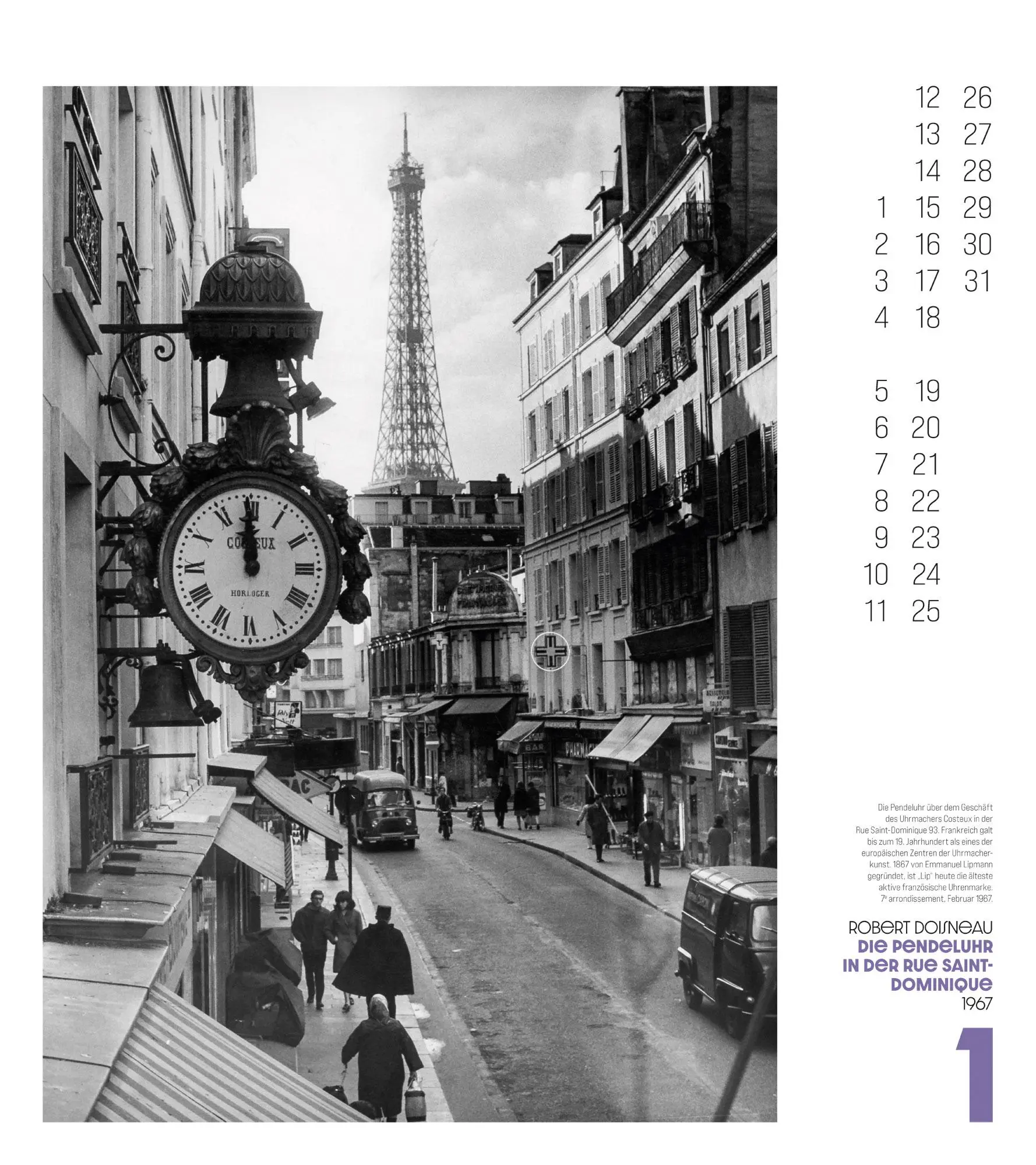 Bild: 9783838436418 | Paris, mon amour Kalender 2026 | Ackermann Kunstverlag GmbH | Kalender