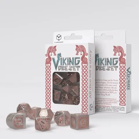 Cover: 5907699496518 | Viking Modern Dice Set: Niflheim | Q-Workshop | EAN 5907699496518