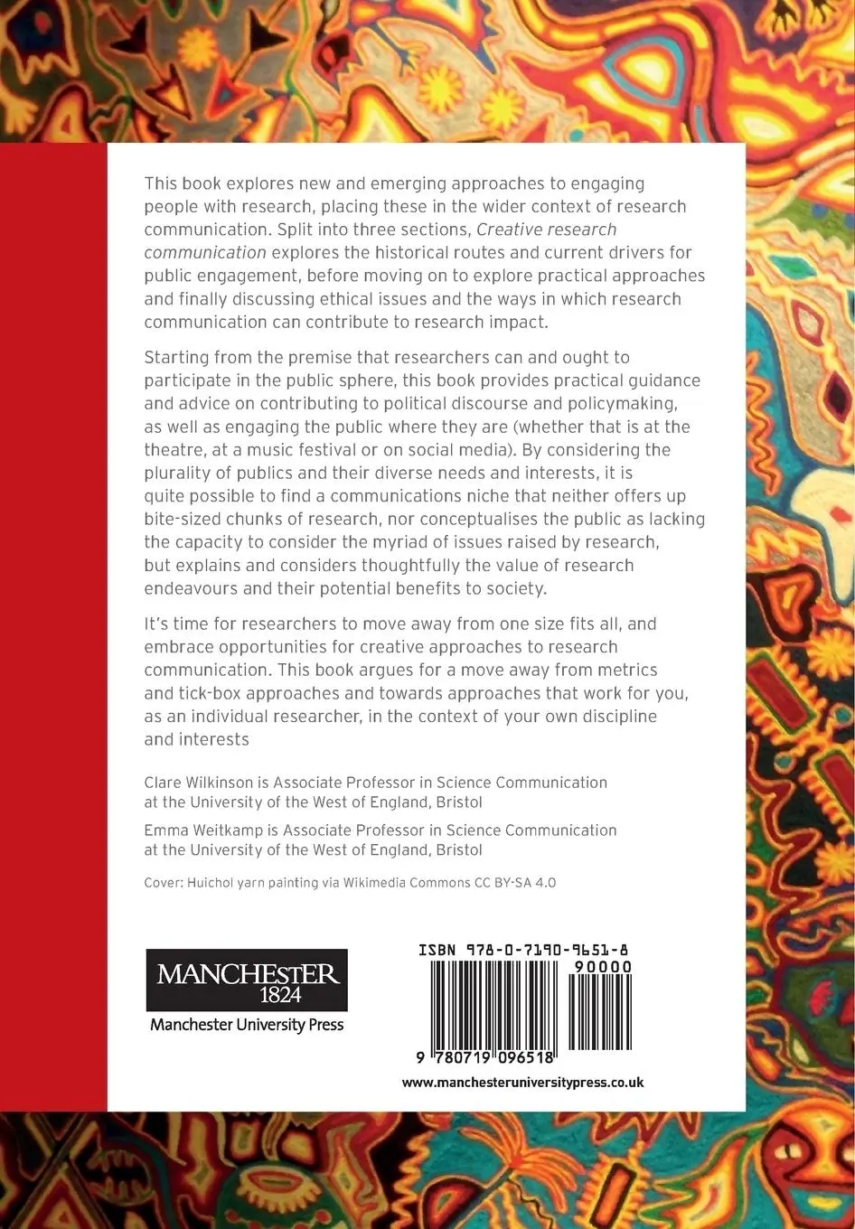 Rückseite: 9780719096518 | Creative research communication | Theory and practice | Taschenbuch