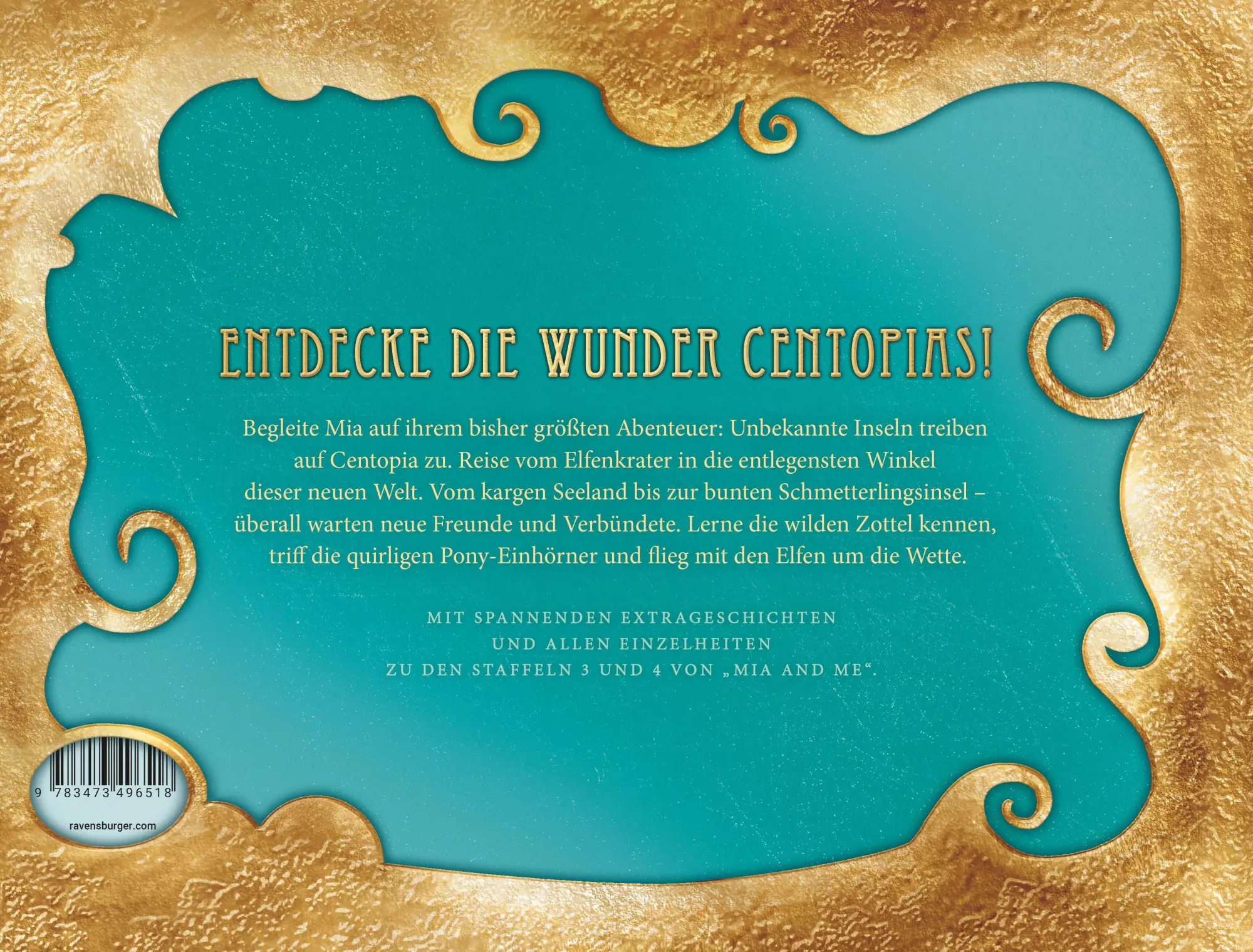 Rückseite: 9783473496518 | Mia and me - Die Legende von Centopia | Das Abenteuer geht weiter