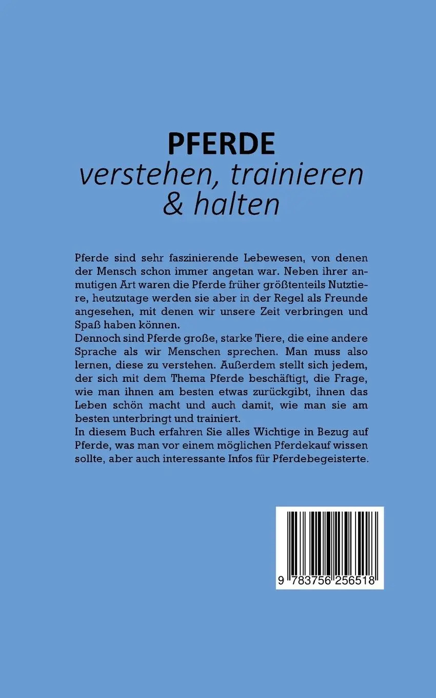 Rückseite: 9783756256518 | Pferde verstehen, trainieren &amp; halten | Carolin Stoer | Taschenbuch