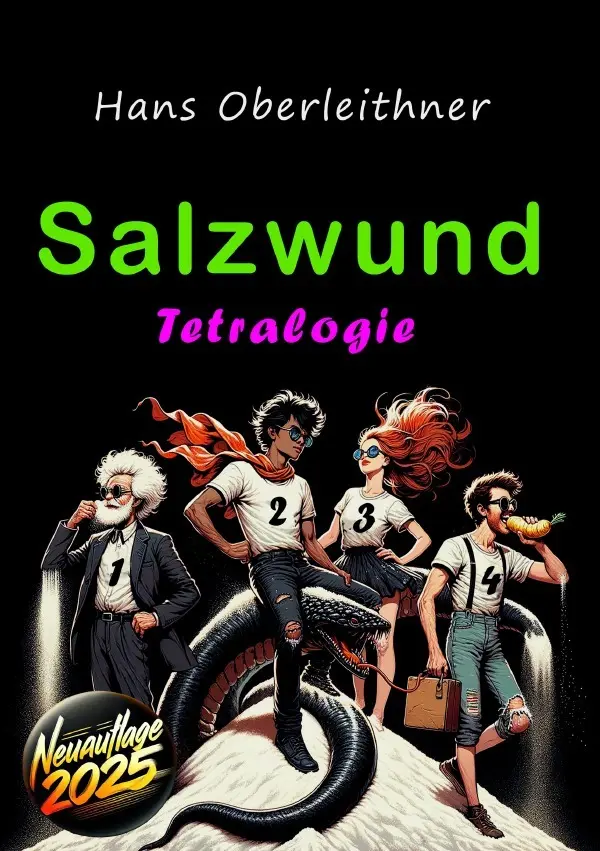 Cover: 9783757556518 | Salzwund | Tetralogie über Manie, Verblendung, Gier und Übermut | Buch
