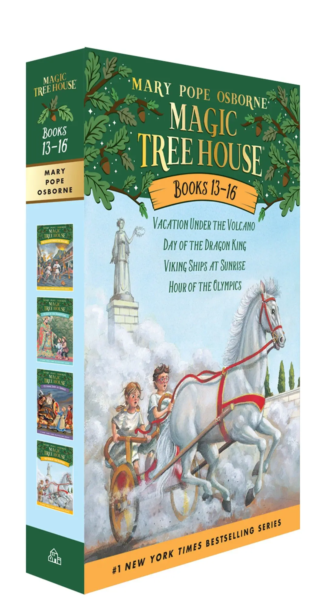 Cover: 9780375846618 | Magic Tree House Books 13-16 Boxed Set | Mary Pope Osborne | Box