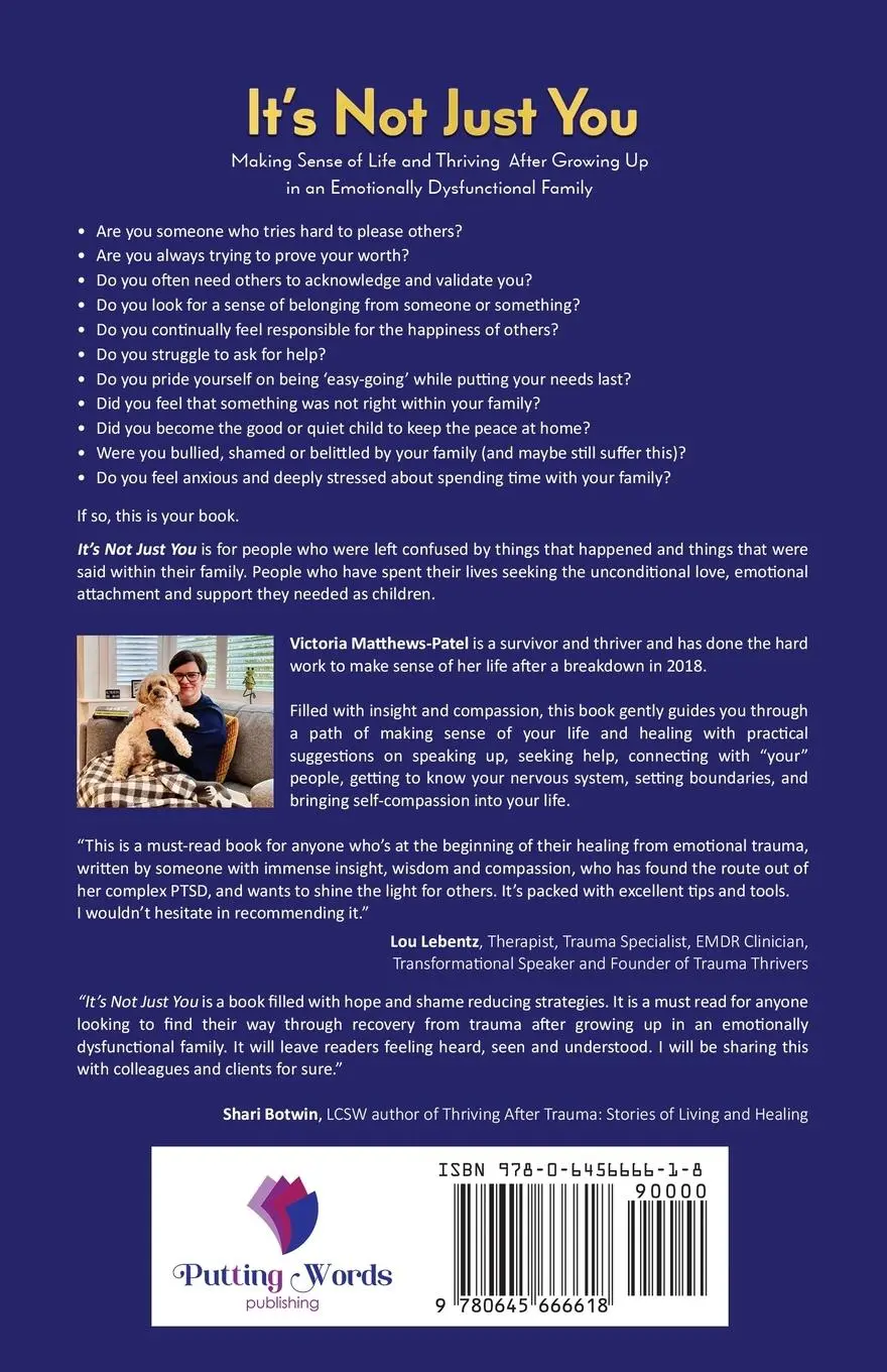 Rückseite: 9780645666618 | It's Not Just You | Victoria Matthews-Patel | Taschenbuch | Englisch