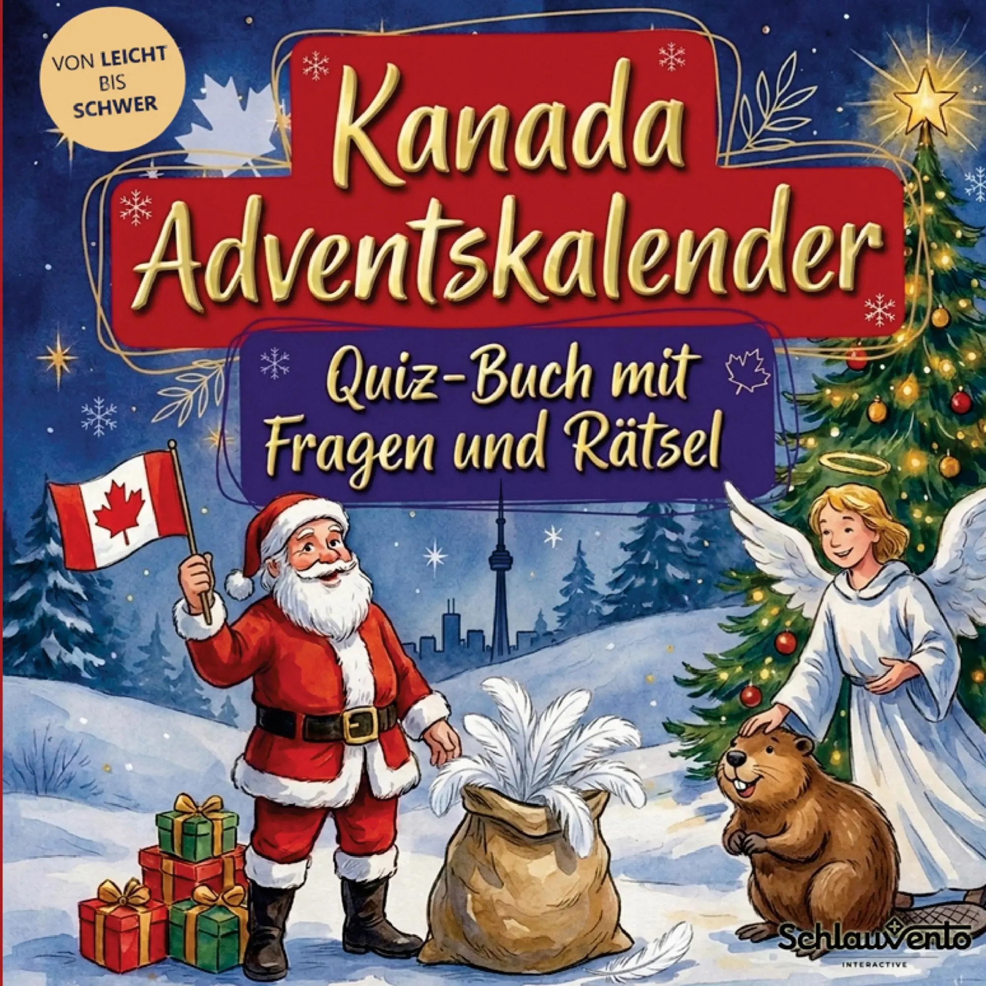 Cover: 9783693196618 | Kanada-Adventskalender: Quiz-Buch mit Fragen und Rätsel | Interactive