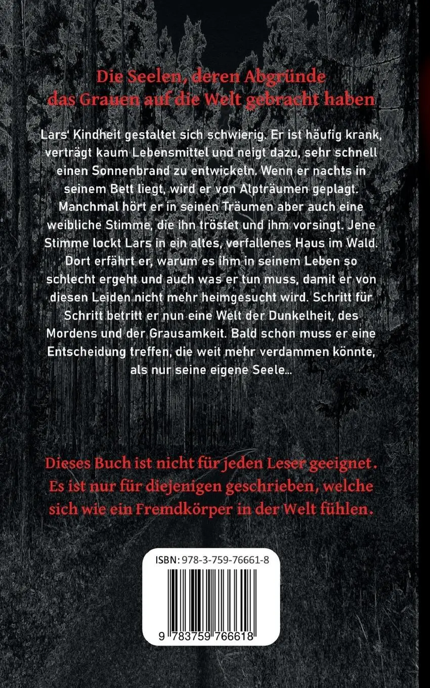 Rückseite: 9783759766618 | Die Erinnerung des Blutes | Sylvester Mahrs | Taschenbuch | 450 S.