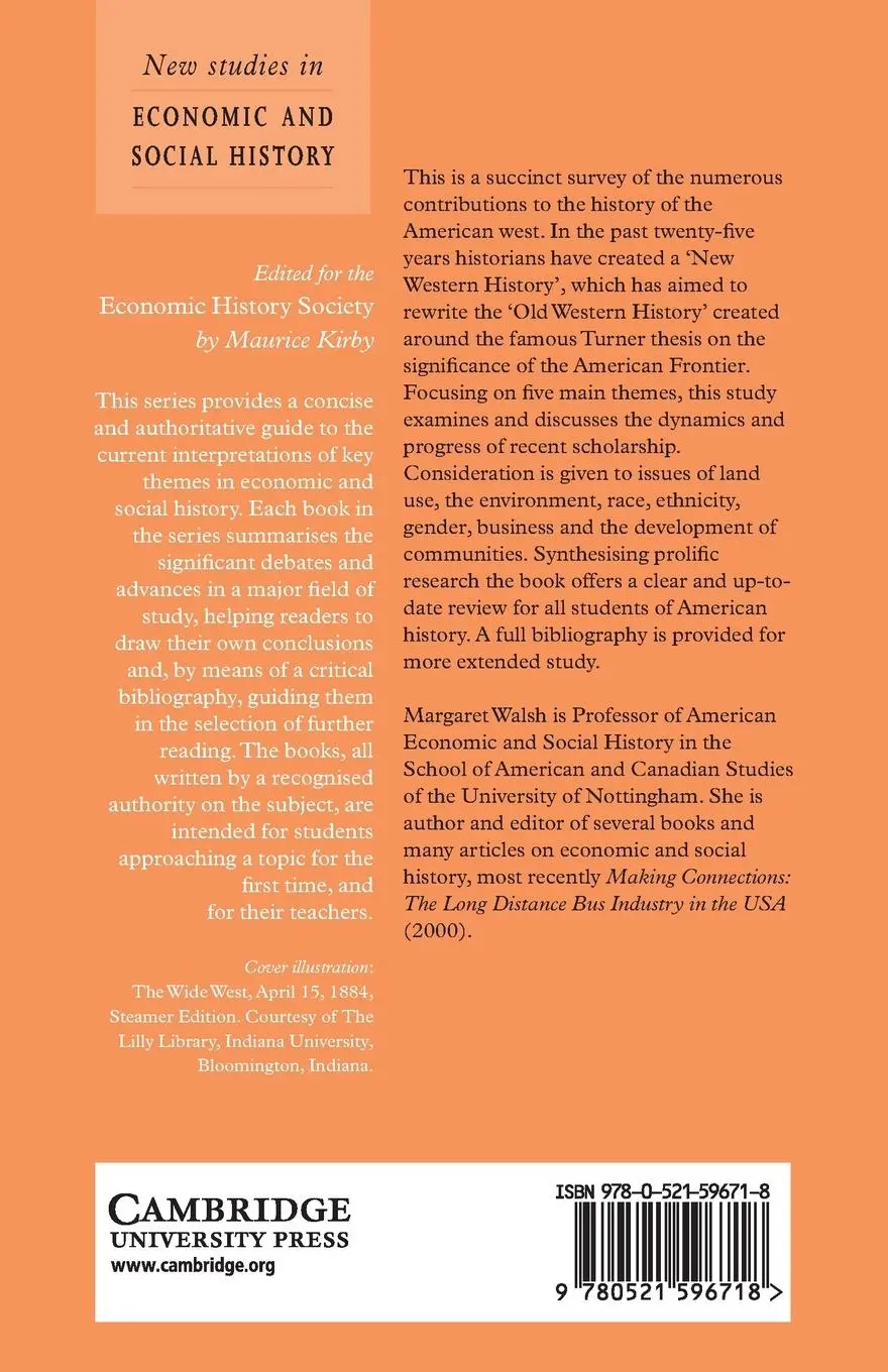 Rückseite: 9780521596718 | American West Visions Revisions | Margaret Walsh | Taschenbuch | 2004