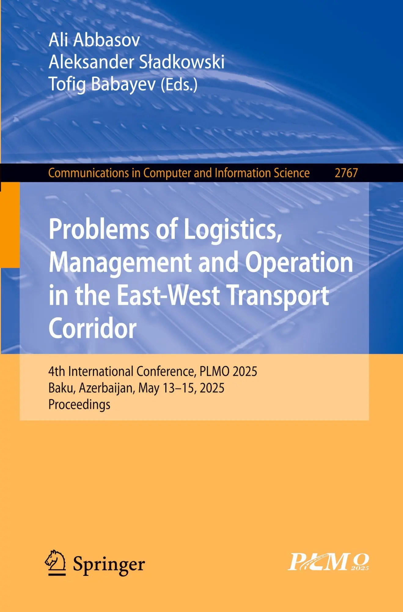 Cover: 9783032136718 | Problems of Logistics, Management and Operation in the East-West...