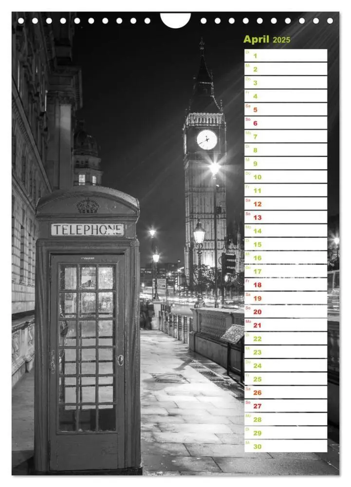Bild: 9783457016718 | Big City London (Wandkalender 2025 DIN A4 hoch), CALVENDO...