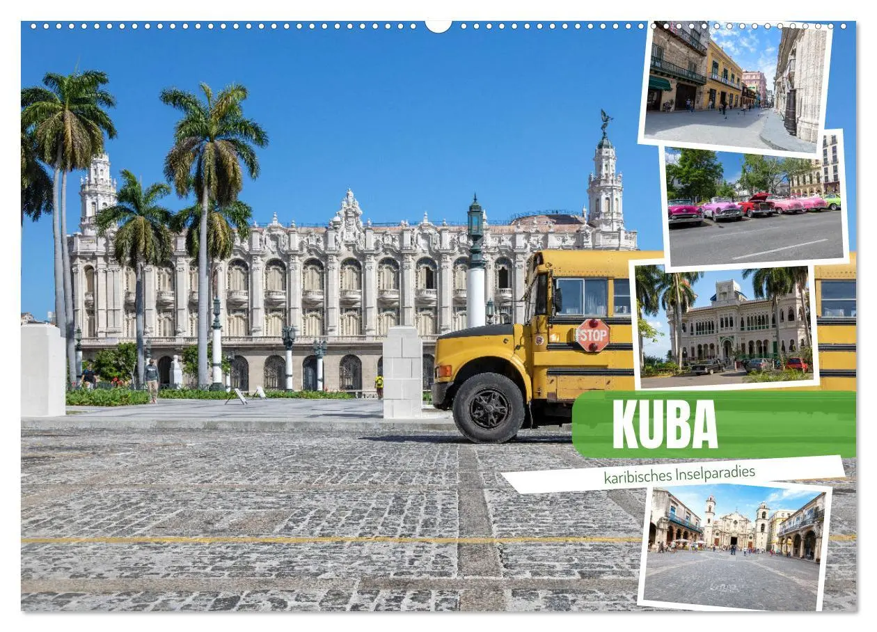 Cover: 9783457636718 | Kuba - karibisches Inselparadies (Wandkalender 2026 DIN A2 quer),...