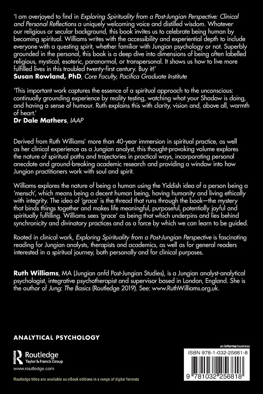 Rückseite: 9781032256818 | Exploring Spirituality from a Post-Jungian Perspective | Ruth Williams