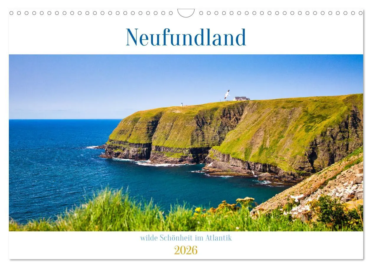 Cover: 9783457486818 | Neufundland - wilde Schönheit im Atlantik (Wandkalender 2026 DIN A3...