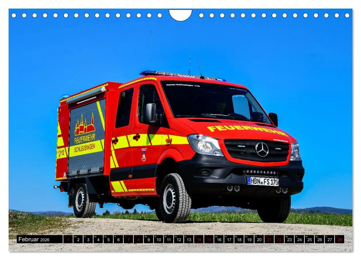 Bild: 9783457626818 | Feuerwehrfahrzeuge (Wandkalender 2026 DIN A4 quer), CALVENDO...