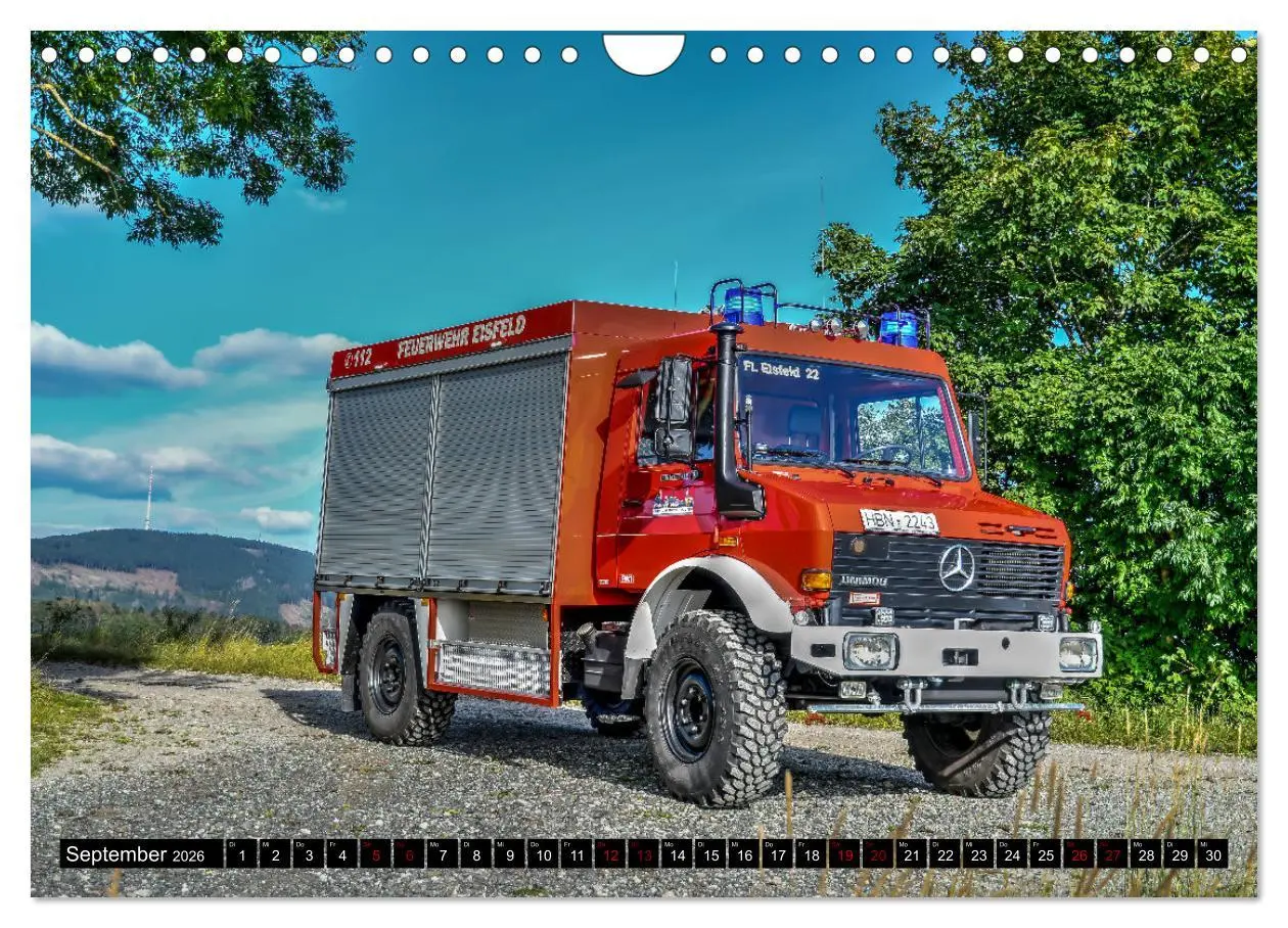 Bild: 9783457626818 | Feuerwehrfahrzeuge (Wandkalender 2026 DIN A4 quer), CALVENDO...