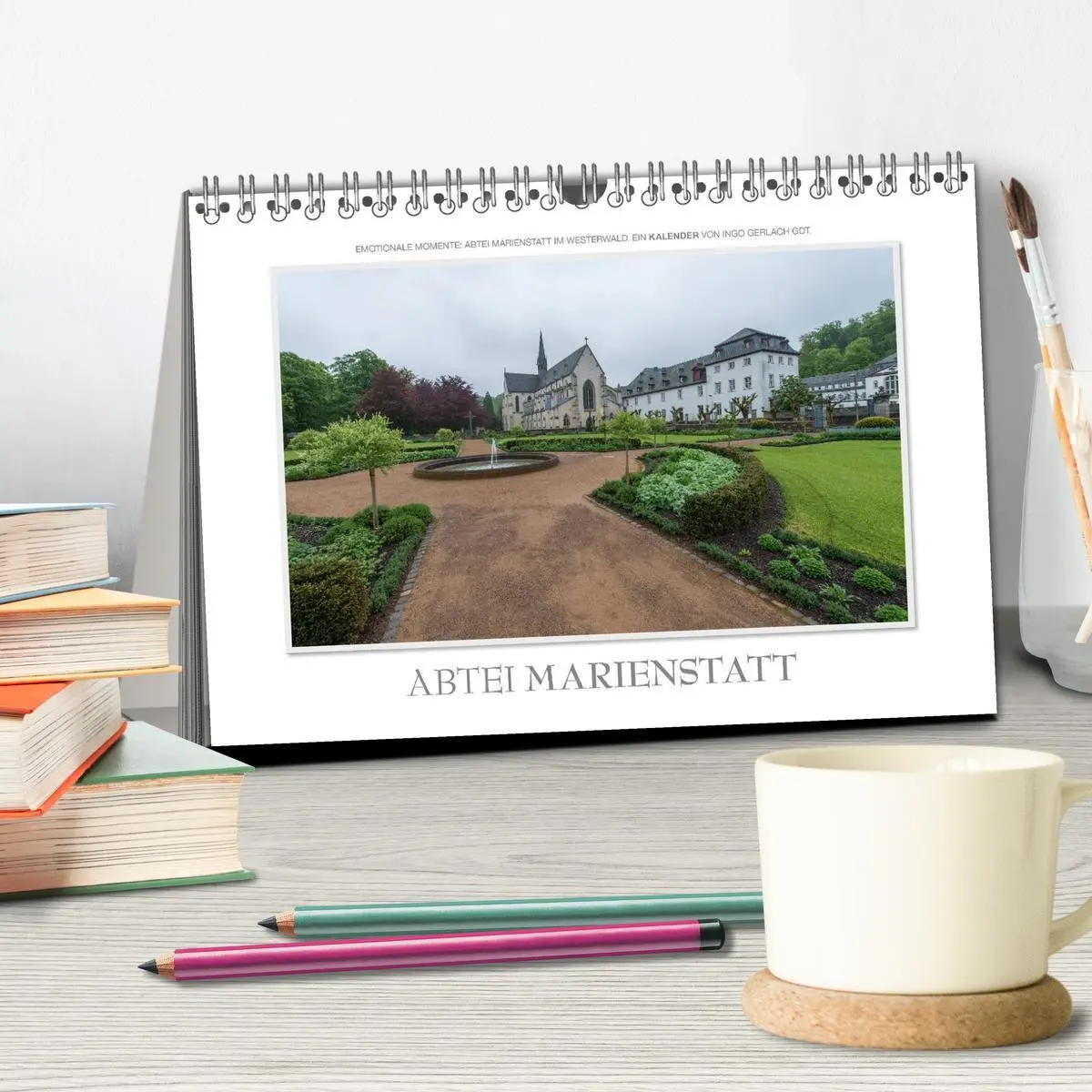 Bild: 9783516196818 | Emotionale Momente: Abtei Marienstatt im Westerwald (Tischkalender...