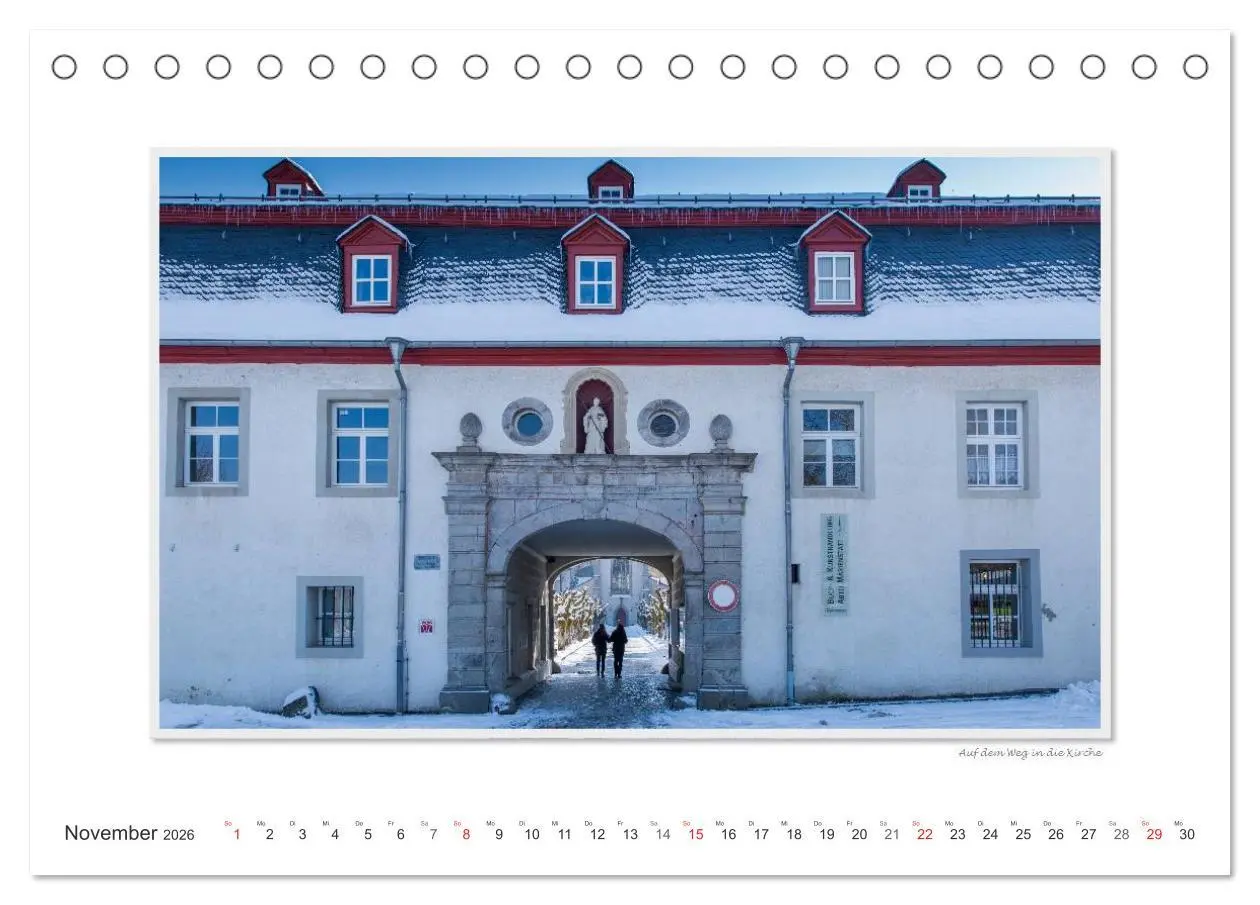 Bild: 9783516196818 | Emotionale Momente: Abtei Marienstatt im Westerwald (Tischkalender...