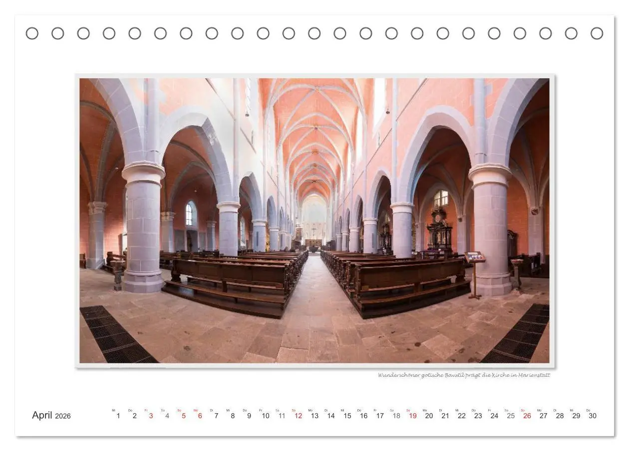 Bild: 9783516196818 | Emotionale Momente: Abtei Marienstatt im Westerwald (Tischkalender...