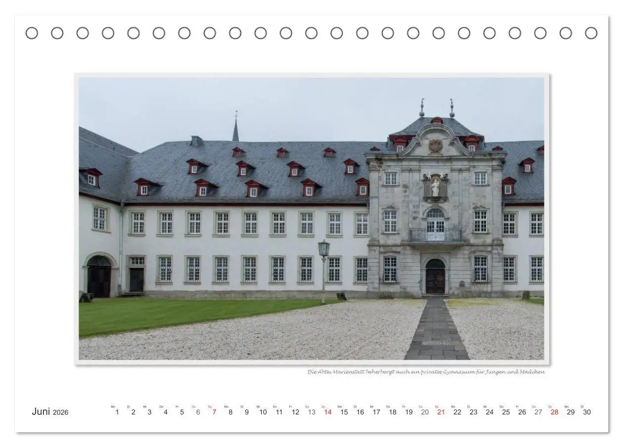 Bild: 9783516196818 | Emotionale Momente: Abtei Marienstatt im Westerwald (Tischkalender...