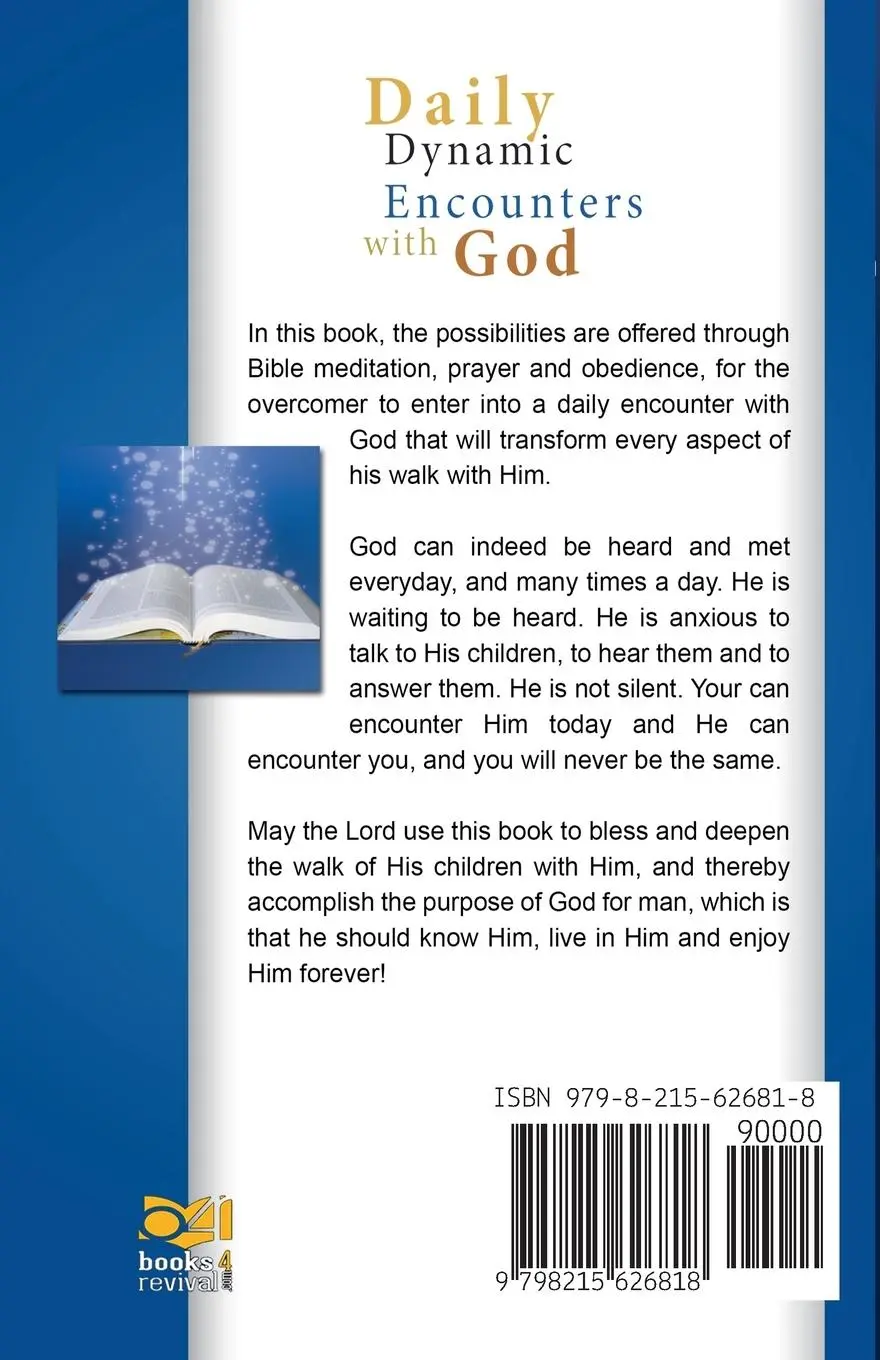 Rückseite: 9798215626818 | Daily Dynamic Encounters With God | Zacharias Tanee Fomum | Buch