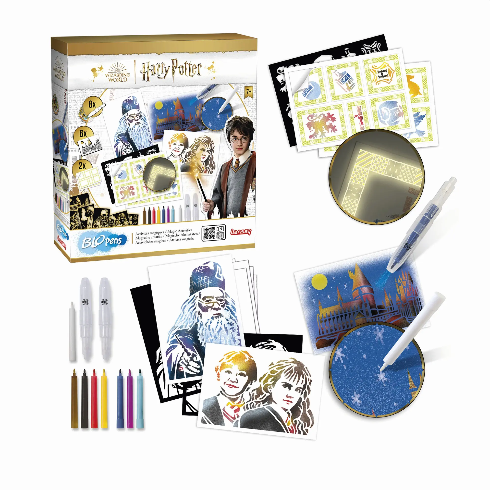 Bild: 3181860236918 | Blopens - Sprühstifteset Harry Potter | Lansay | Kit (Bastelset)