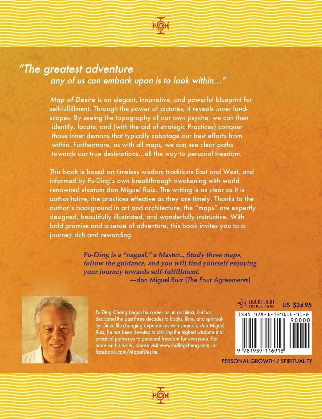 Rückseite: 9781939116918 | Map of Desire | Blueprint for Self-Fulfillment | Fu-Ding Cheng | Buch