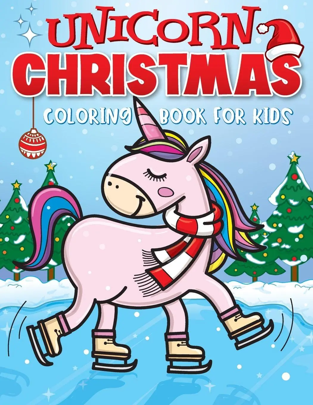 Cover: 9781945056918 | Unicorn Christmas Coloring Book for Kids | Big Dreams Art Supplies