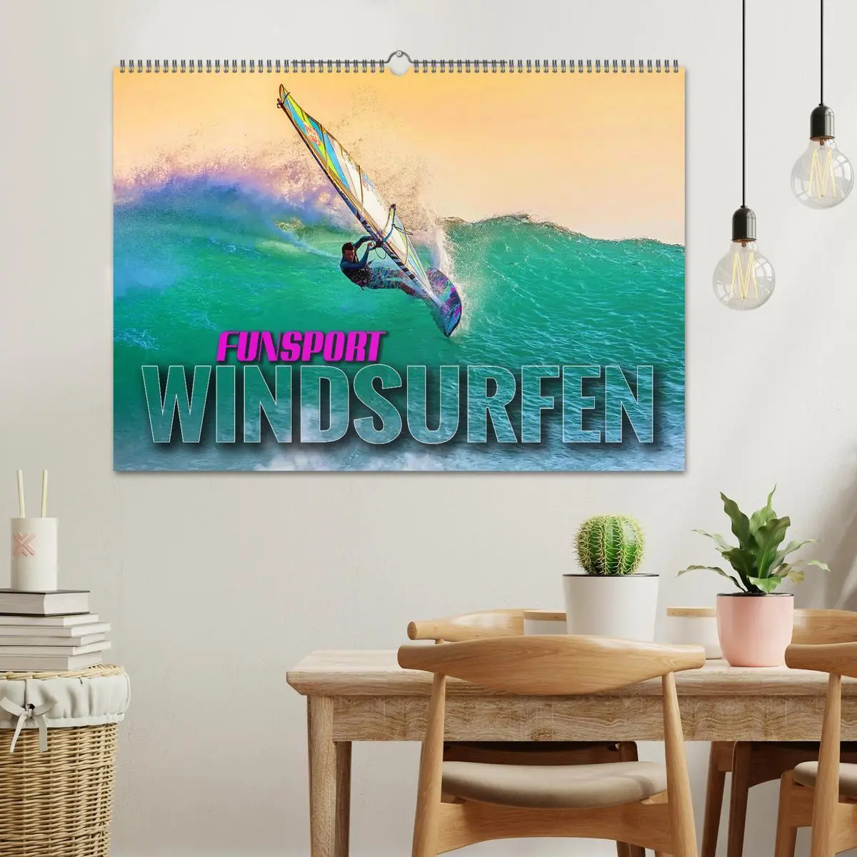 Bild: 9783457546918 | Funsport Windsurfen (Wandkalender 2026 DIN A2 quer), CALVENDO...