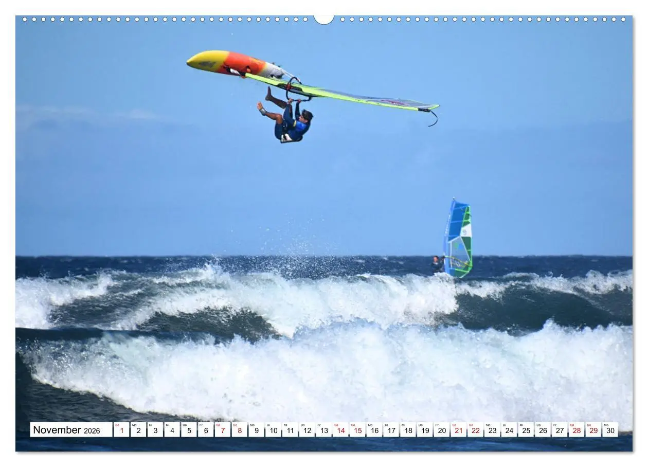 Bild: 9783457546918 | Funsport Windsurfen (Wandkalender 2026 DIN A2 quer), CALVENDO...