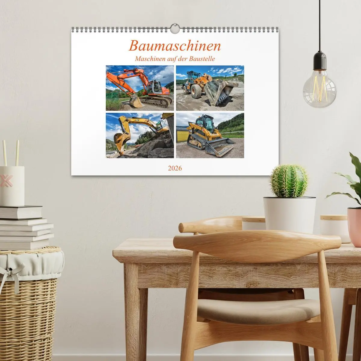 Bild: 9783457856918 | Baumaschinen - Maschinen auf der Baustelle (Wandkalender 2026 DIN...