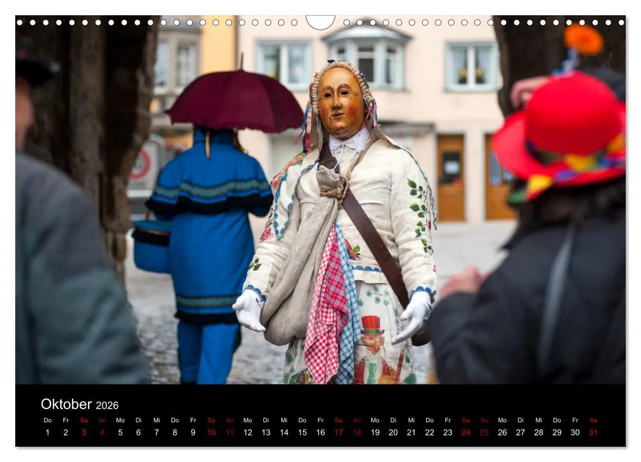 Bild: 9783457926918 | Die Rottweiler Fastnacht (Wandkalender 2026 DIN A3 quer), CALVENDO...