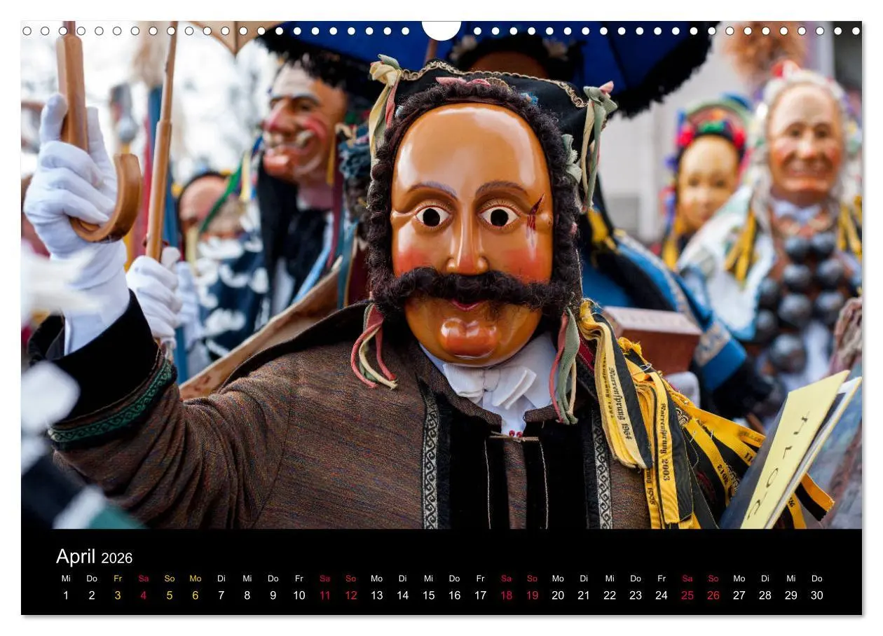 Bild: 9783457926918 | Die Rottweiler Fastnacht (Wandkalender 2026 DIN A3 quer), CALVENDO...