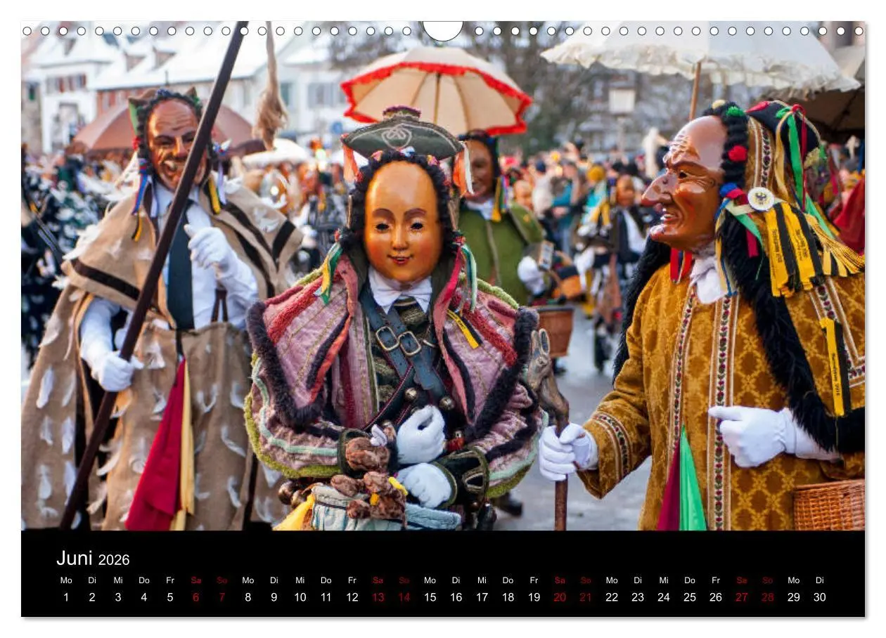 Bild: 9783457926918 | Die Rottweiler Fastnacht (Wandkalender 2026 DIN A3 quer), CALVENDO...