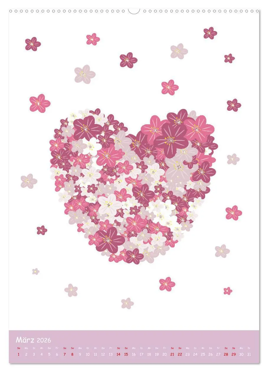Bild: 9783516326918 | Herz und noch mal Herz (hochwertiger Premium Wandkalender 2026 DIN...