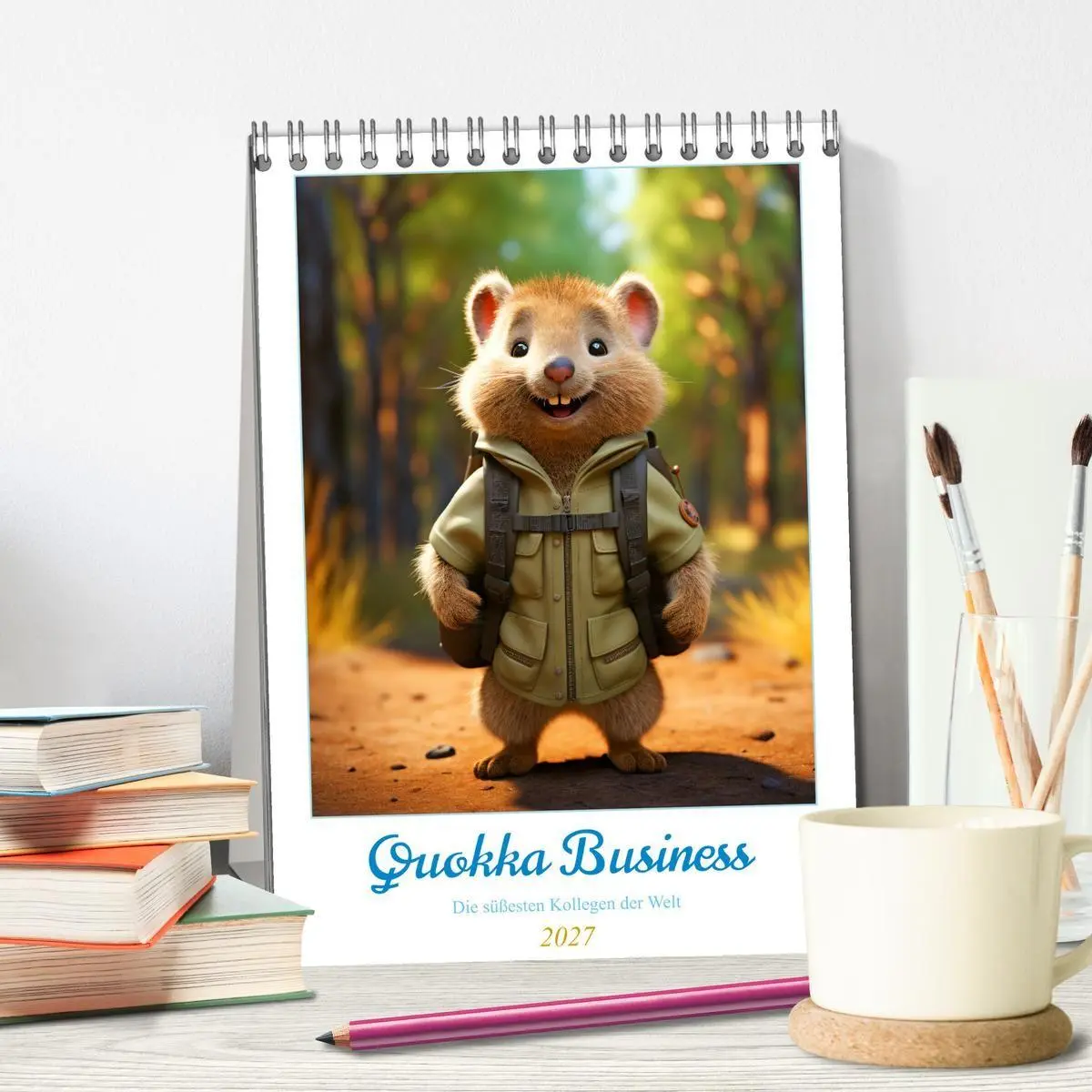 Bild: 9783569276918 | Quokka Business - Die süßesten Kollegen der Welt (Tischkalender...