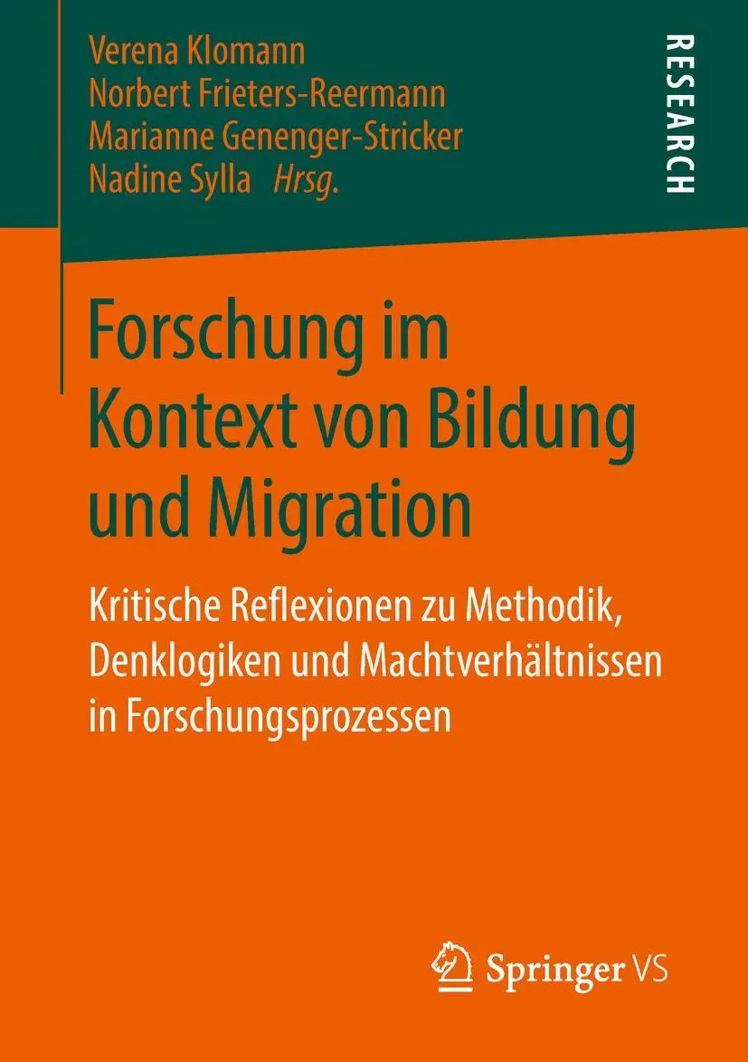 Cover: 9783658206918 | Forschung im Kontext von Bildung und Migration | Klomann (u. a.)