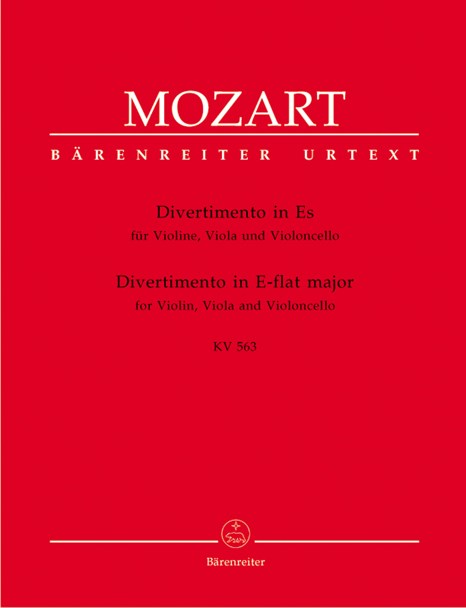 Cover: 9790006456918 | Divertimento In E Flat K.563 | Wolfgang Amadeus Mozart | Stimmensatz