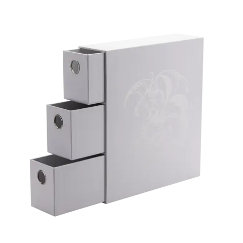 Cover: 5706569337018 | Fortress Card Drawers - White | Dragon Shield! | EAN 5706569337018
