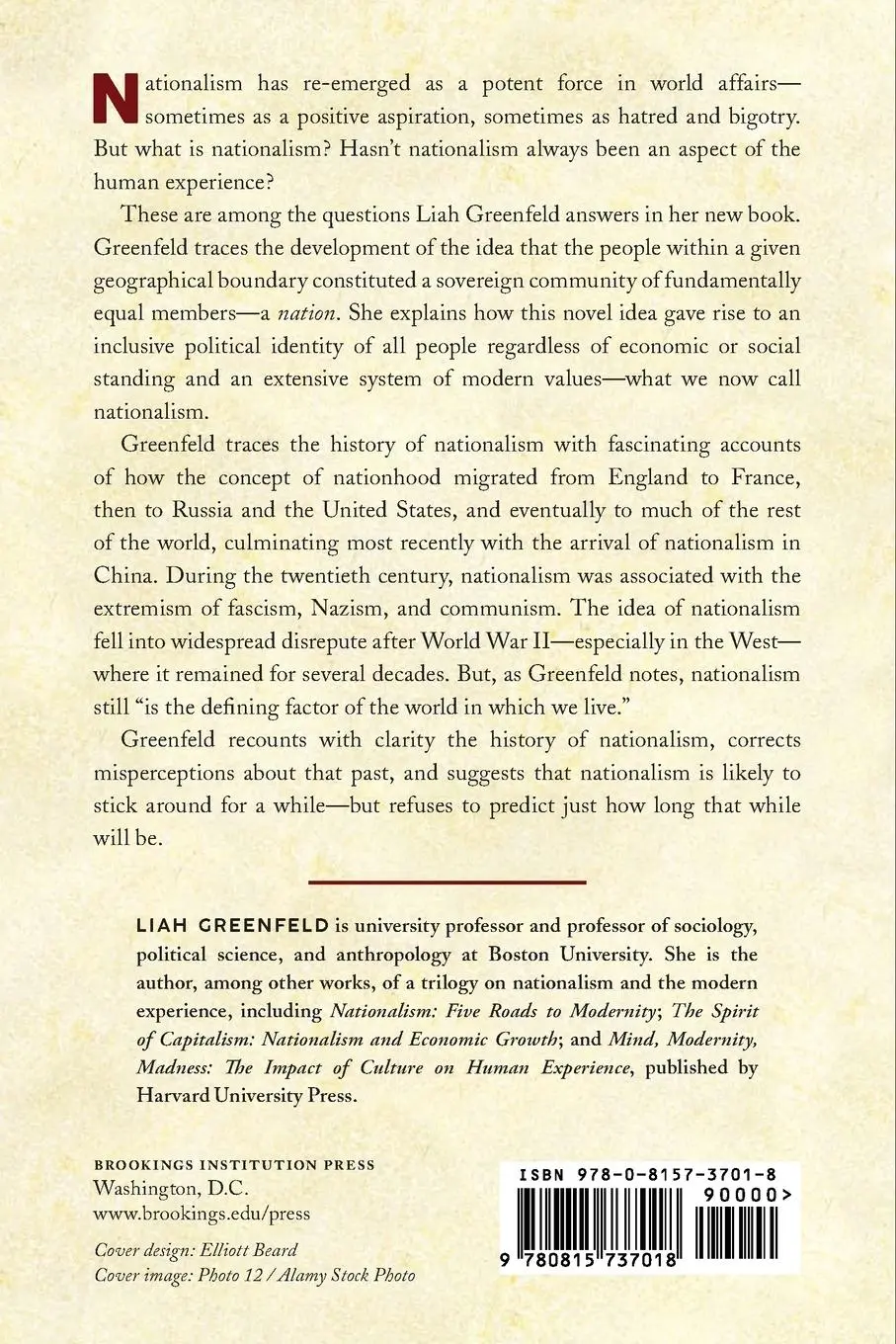 Rückseite: 9780815737018 | Nationalism | A Short History | Liah Greenfeld | Taschenbuch | 2019
