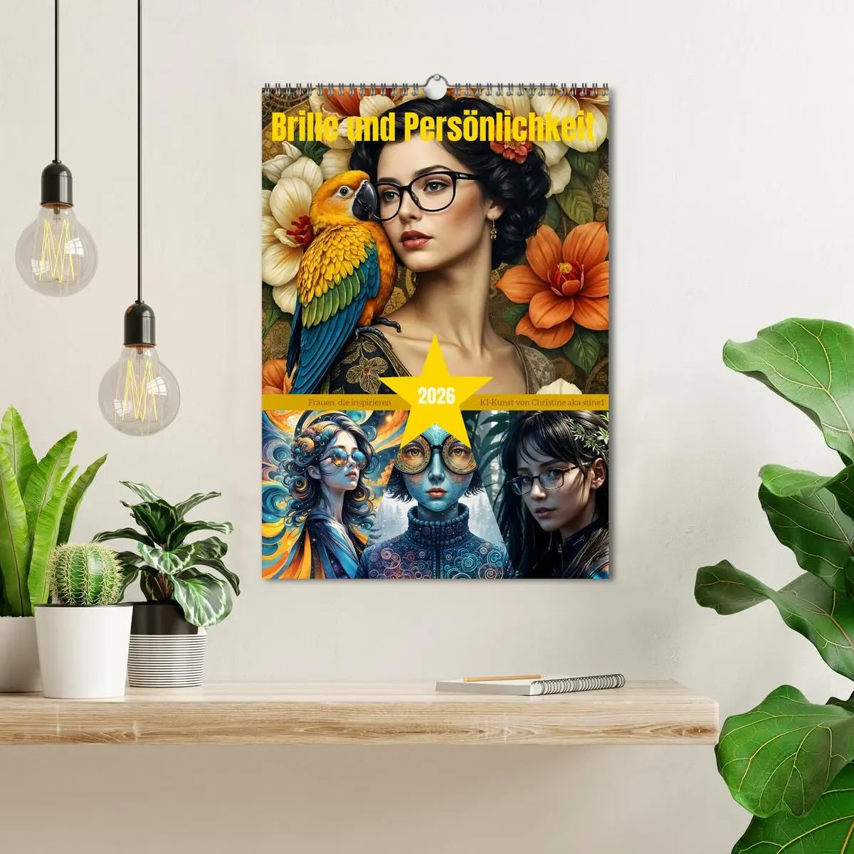 Bild: 9783457297018 | Brille und Persönlichkeit (Wandkalender 2026 DIN A3 hoch), CALVENDO...