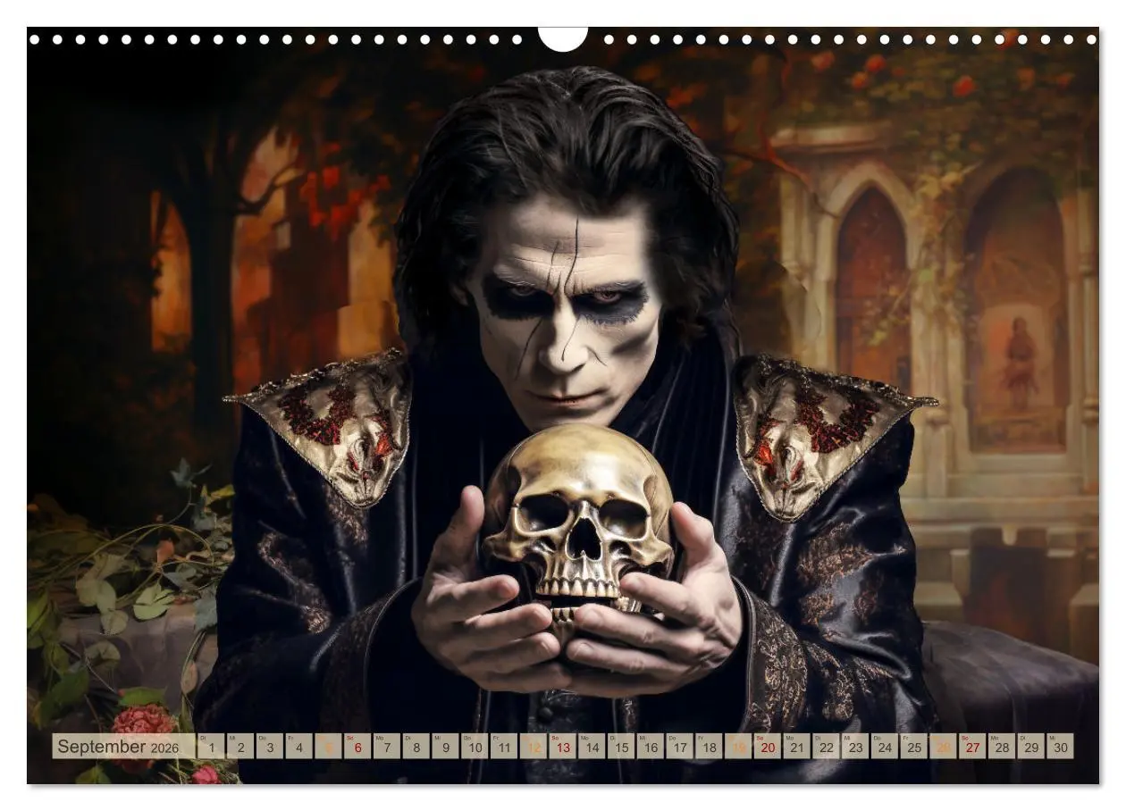 Bild: 9783457507018 | Literarische Meisterwerke (Wandkalender 2026 DIN A3 quer), CALVENDO...