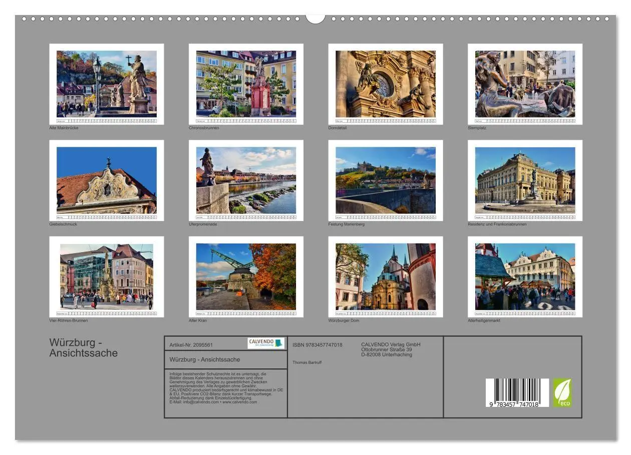 Bild: 9783457747018 | Würzburg - Ansichtssache (hochwertiger Premium Wandkalender 2026...