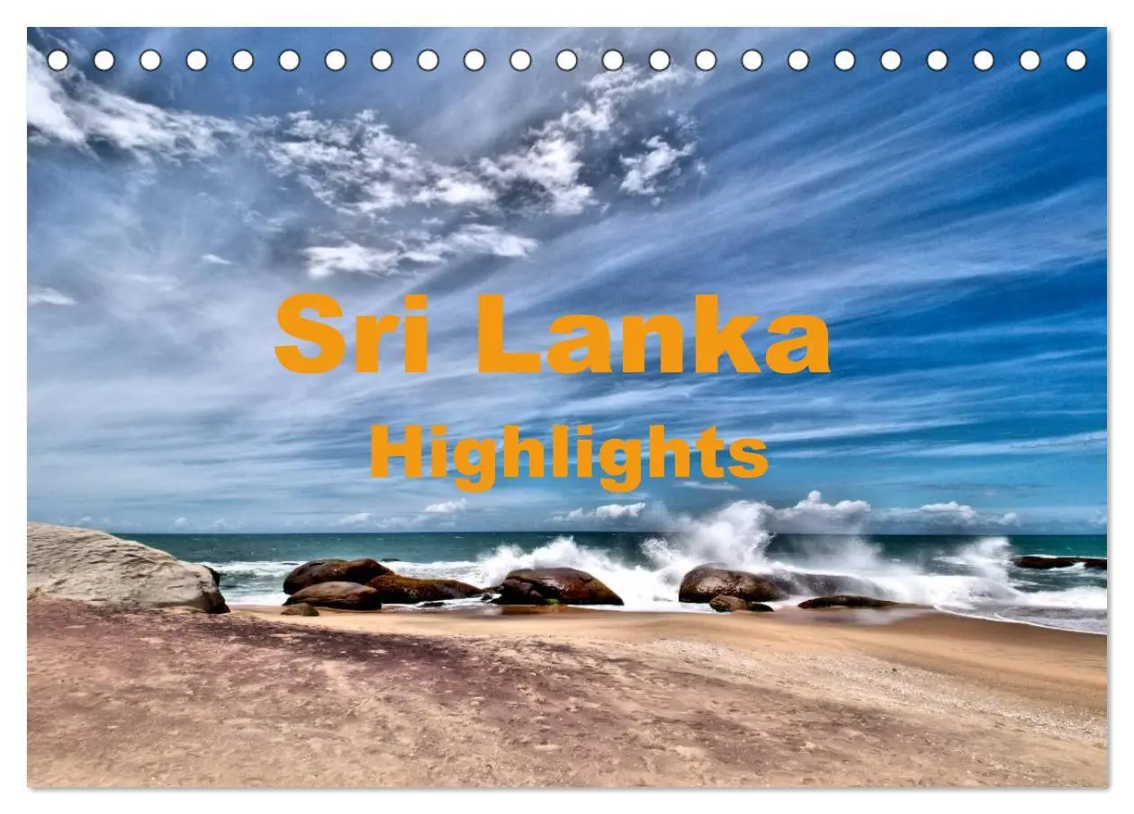 Cover: 9783457987018 | Sri Lanka - Highlights (Tischkalender 2026 DIN A5 quer), CALVENDO...