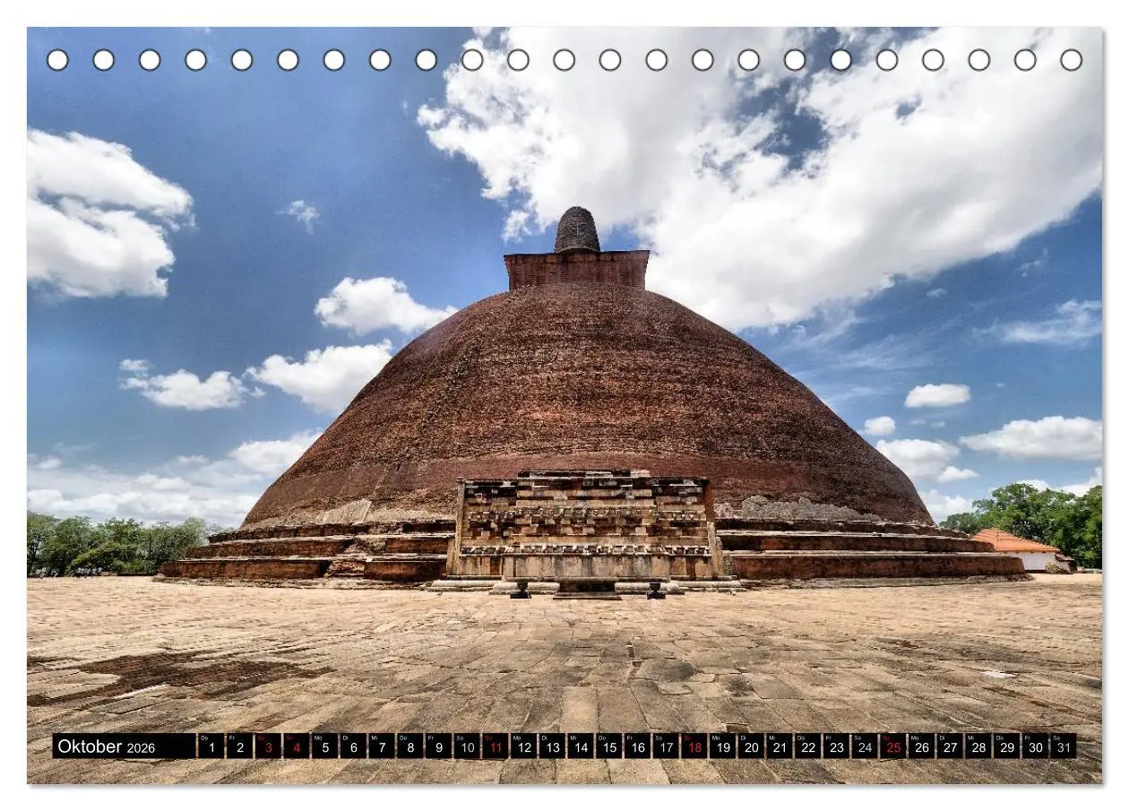 Bild: 9783457987018 | Sri Lanka - Highlights (Tischkalender 2026 DIN A5 quer), CALVENDO...